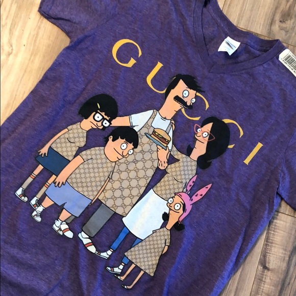 gucci bob's burgers shirt